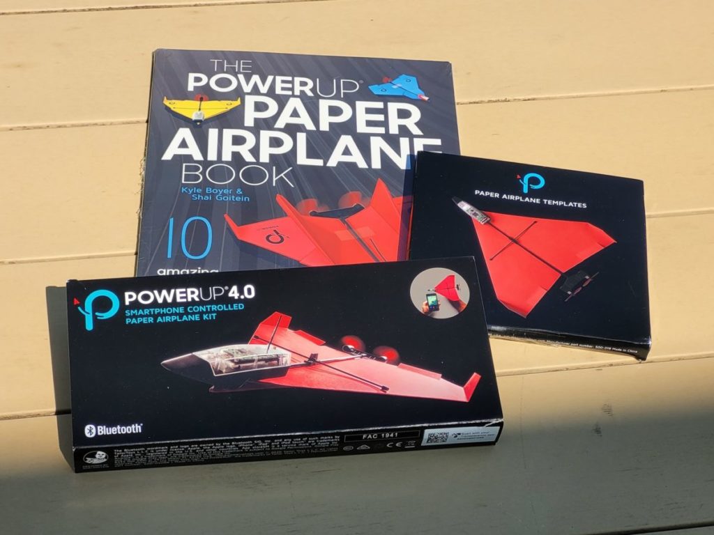 image of PowerUp Paper Airplanes packaged products